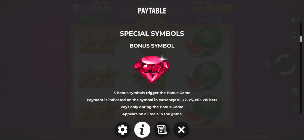 Slot Hold and Spin - Prova i giochi dimostrativi gratuitamente